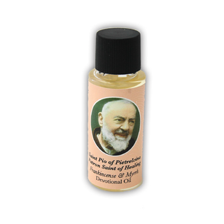 24-pack - Saint Pio of Pietrelcina Devotional Oil, Frankincense Scent