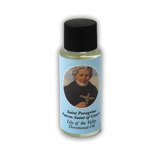 24-pack - Saint Peregrine Devotional Oil, Lily of the Valley Scent
