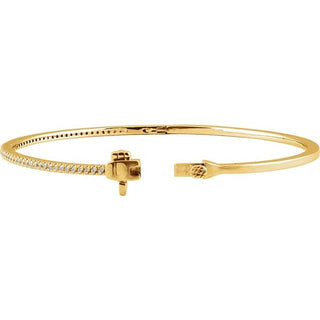 14K Yellow 1/2 CTW Natural Diamond PavÃ©' 7" Bracelet