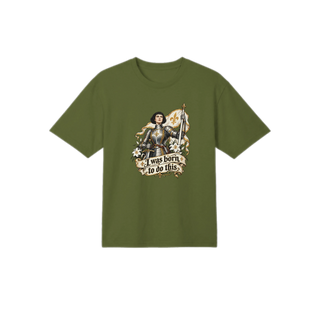 St. Joan of Arc 'Born to Do This' Heavyweight T-Shirt - view 7