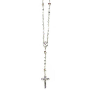 Amethyst Czech Crystal Multi Faceted 5mm Rosaries
