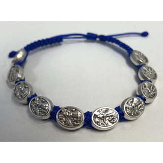 4-pack - Guardian Angel - Blue- Slipknot Adjustable Bracelet