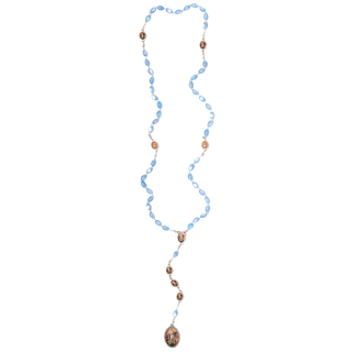 Baby Blue 6mm Immaculate Mary Rosary