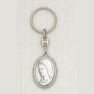 Silver Keyring- Mary Boxed
