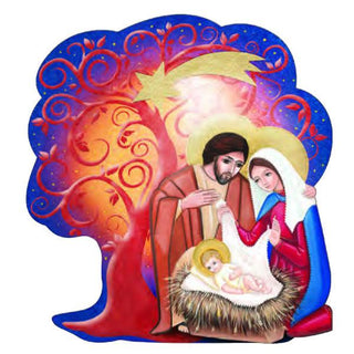 3-pack - Nativity Plaque with Stand
