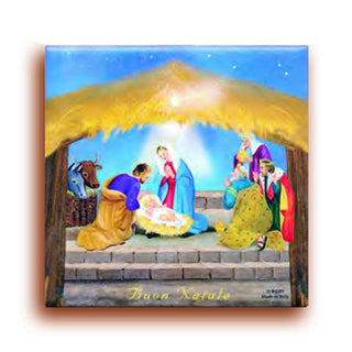 6-pack - Nativity Terracotta Magnet