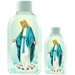Small Plastic Holy Water Bottle - Lady of Grace 25-pack