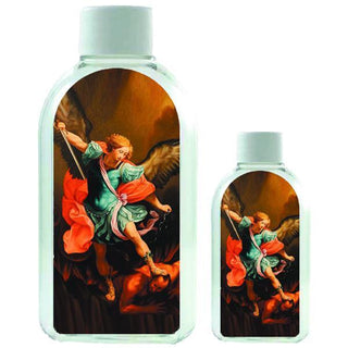 Small Plastic Holy Water Bottle - Saint Michael 25-pack