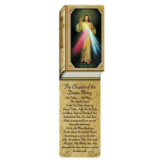 Book Shaped Laminated Bookmarks - Divine Mercy 25-pack