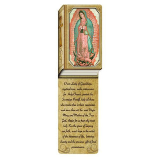 Book Shaped Laminated Bookmarks - Our Lady of Guadalupe 25-pack