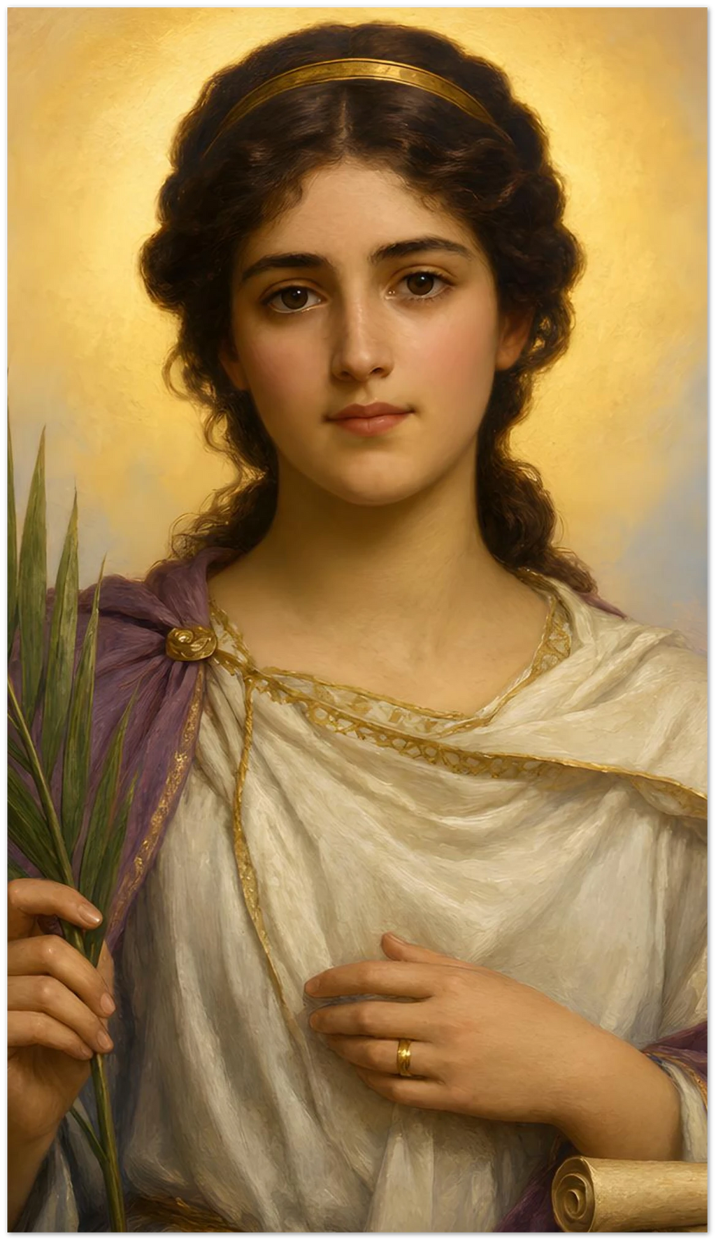 St. Rufina of Rome Holy Card — Catholic Prayer Card | Sancta Lumina ...