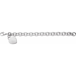9.75 mm Heart Charm Bracelet