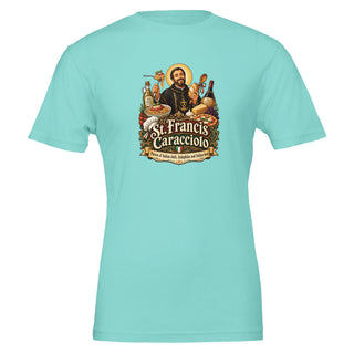 St. Francis Caracciolo Italian Food T-Shirt - view 2