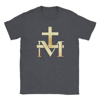 Miraculous Medal Cross and M Gold T-Shirt - view 4