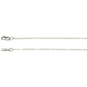 18-inch Cable Chain with Lobster Clasp - Sterling Silver