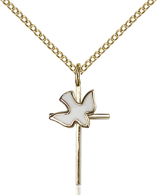 Gold-Filled Cross / Holy Spirit Pendant