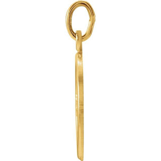 14K Yellow 14 mm St. Christopher Medal