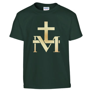Miraculous Medal 'M' and Cross Kids T-Shirt - view 2