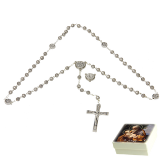 7mm St. Joseph Metallic Rosary
