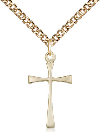 14kt Gold Filled Maltese Cross Medal Religious Jewelry