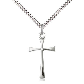 Sterling Silver Maltese Cross Medal Religious Jewelry