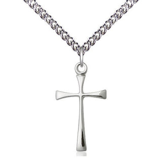 Sterling Silver Maltese Cross Medal Religious Jewelry