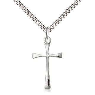 Sterling Silver Maltese Cross Medal Religious Jewelry