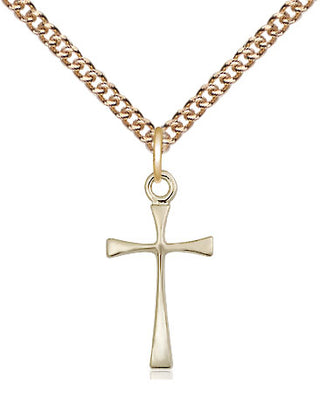14kt Gold Filled Maltese Cross Medal Religious and Catholic Jewelry