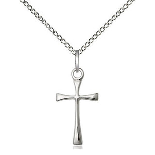 Sterling Silver Maltese Cross Medal Religious and Catholic Jewelry