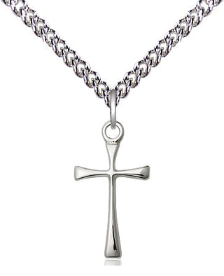 Sterling Silver Maltese Cross Medal Religious and Catholic Jewelry