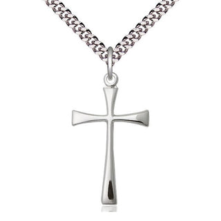 Pewter Maltese Cross Medal Catholic Jewelry