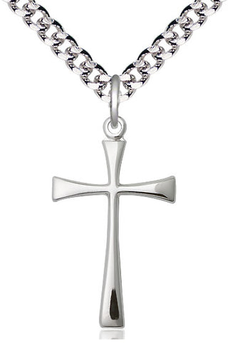 Sterling Silver Maltese Cross Medal Catholic Jewelry