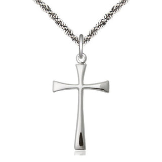 Sterling Silver Maltese Cross Medal Catholic Jewelry