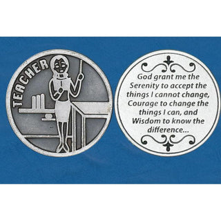 Bulk Italian Token - Serenity Prayer - Teacher