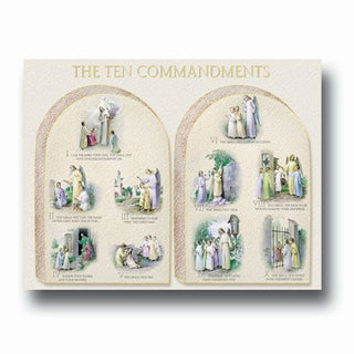 The 10 Commandments 19X27 Poster