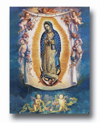 Ol Guadalupe With Angels Poster 19X27