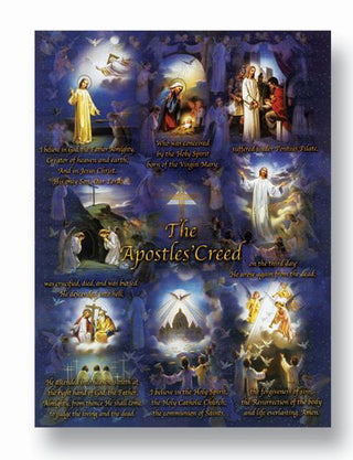 19"X27" Apostles Creed Poster