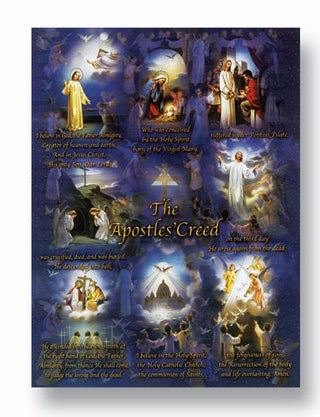 19"X27" Apostles Creed Poster SALE - main product image | CatholicShop.com