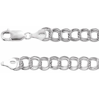 7 Inch Charm Bracelet Sterling Silver