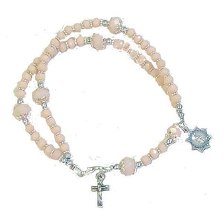 Rose Double Strand Bracelet with Lobster Claw Clasp 4-pack