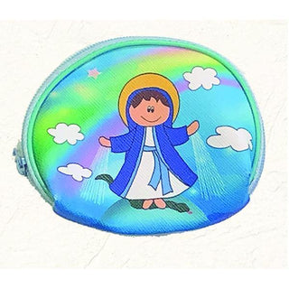 Lady of Grace Vinyl Rosary Pouch