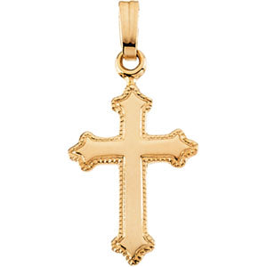 14K Gold Children's Cross Pendant
