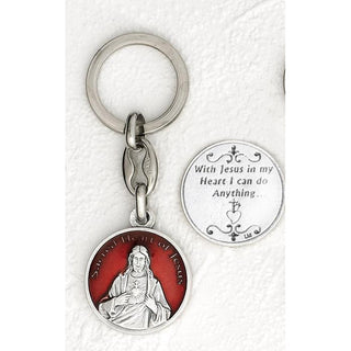 6-pack - Sacred Heart Enamel Keyring