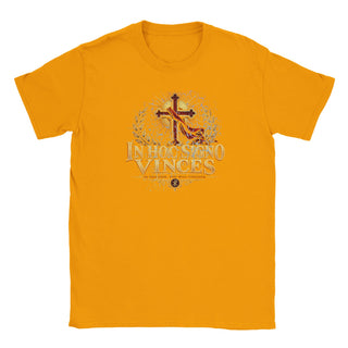 In Hoc Signo Vinces Gold and Crimson T-Shirt - view 11