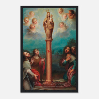Our Lady Appearing to St. James Framed Print - view 22