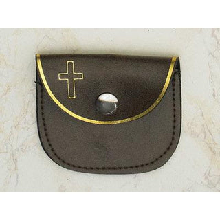 12-Pack - Brown Rosary Pouch 3 x 2-1/2-inch
