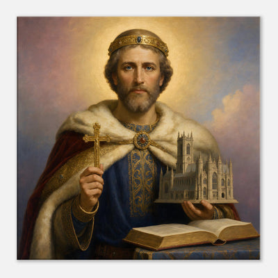 St. Edward the Confessor - Devotional Canvas