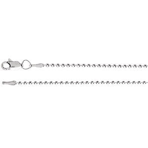 20-inch Bead Chain with Lobster Clasp - Sterling Silver