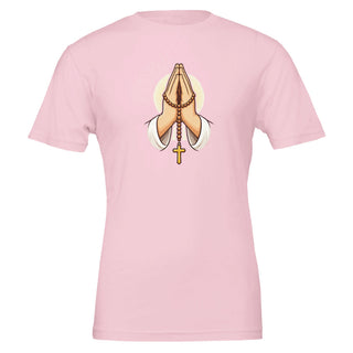 Praying Hands and Rosary T-Shirt - view 6