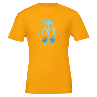 Miraculous Medal Aqua 'Ora Pro Nobis' T-Shirt - view 5